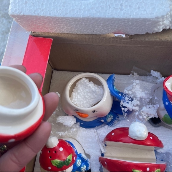 Christmas kitchen porcelain serving ware 3 different kinds in boxes - Picture 8 of 14